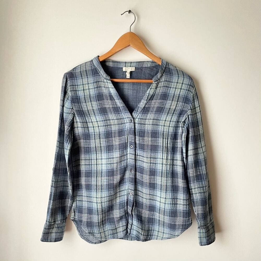 Joie Plaid Blouse
